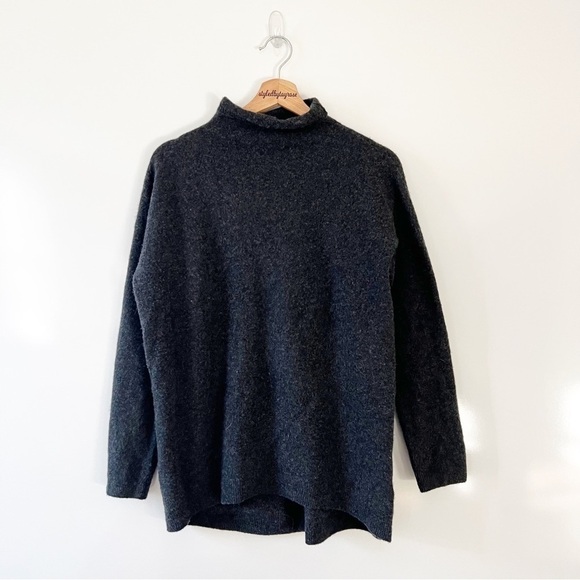 Tahari Luxe Cashmere Mockneck Sweater - Picture 1 of 8